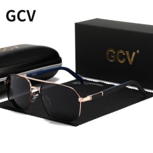 GCV Classic Pilot Square Polarized Sunglasses